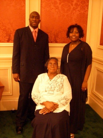 Mama, David and his wife Chasica