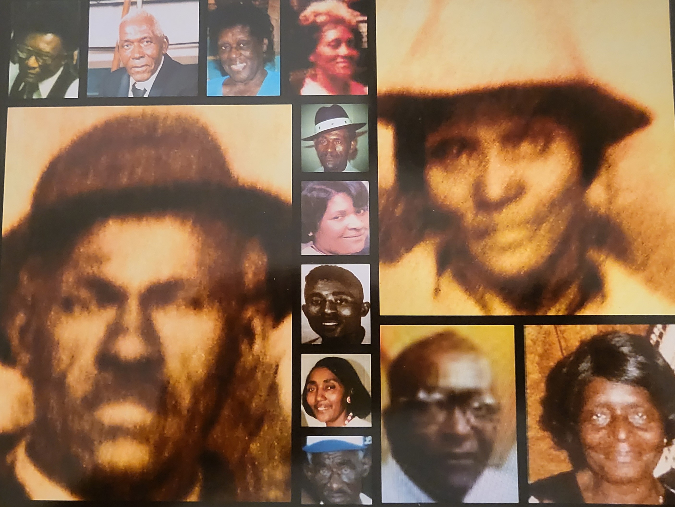 Hendon Davis, John D. Davis, Maureen Bell, Ruth Collins, Euriel Davis, Mary Davis, Loxie Davis, Cora Isler, Sam Davis ll, John Ed Harris, Luesta Harris 

Patriarch Sam Davis Sr.
Matriarch Cora Lee Patterson 